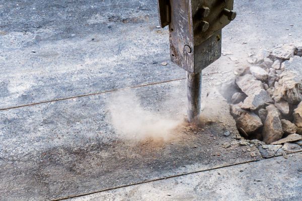 Concrete Patio Removal in Seneca