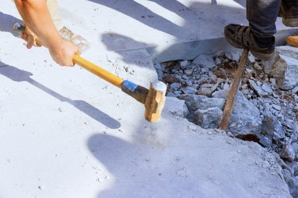 Concrete Pavement Demolition in Seneca