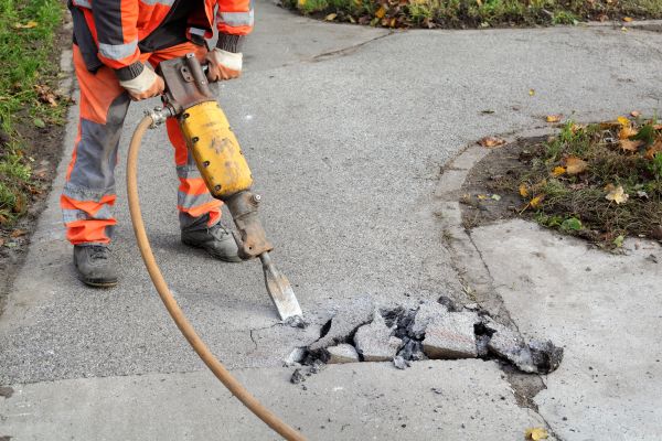 Concrete Sidewalk Removal in Seneca