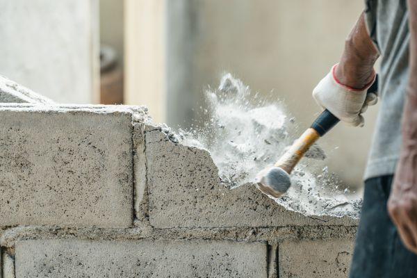 Block Wall Demolition in Seneca